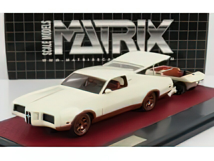 Miniature Matrix 1/43 Mercury Montego Sportshauler Concept 1971 - Blanche, Modèle MX51304-011