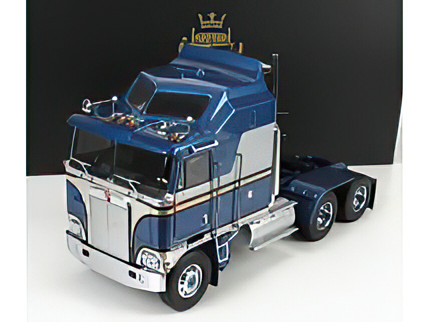 【取っておく】2026年発売予定を組むKENWORTH K100 AERODYNE TRACTOR TRUCK 3 ASSI 1976 BLUE MET/ROAD-KINGS 1/18ミニカー