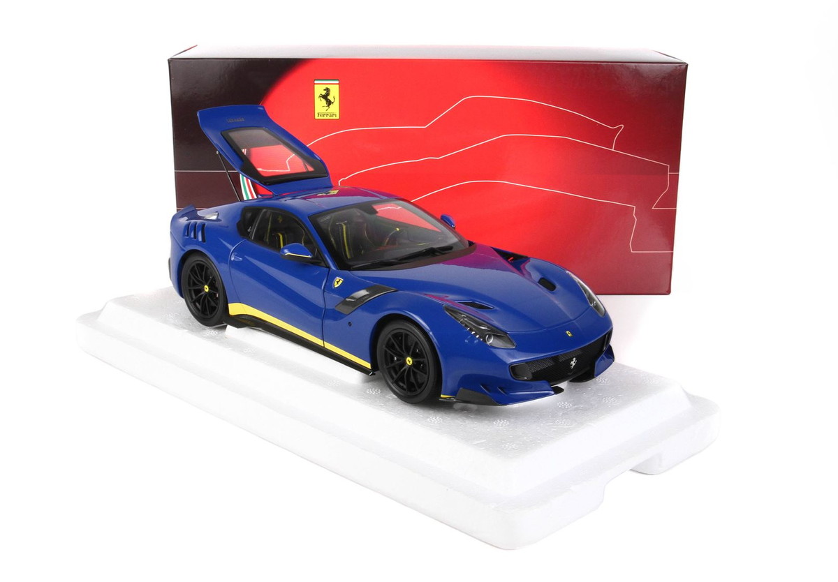 【予約】Ferrariフェラーリ F12 TDF Azzurro Dino yellow detail / BBR 1/18 ミニカー