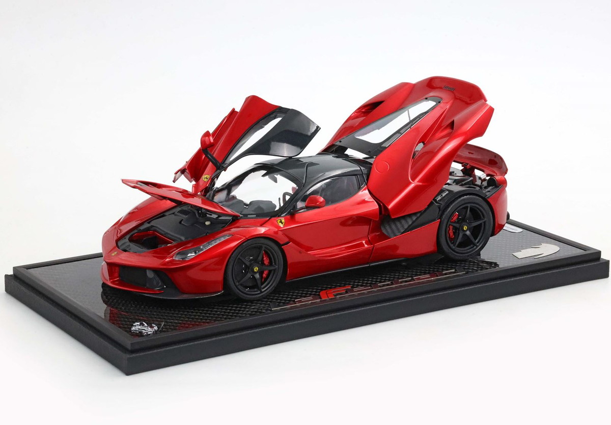 【予約】Ferrariフェラーリ LaFerrari 2012 open diecast rosso F1 2007 black roof 限定100台 / BBR 1/18 ミニカー