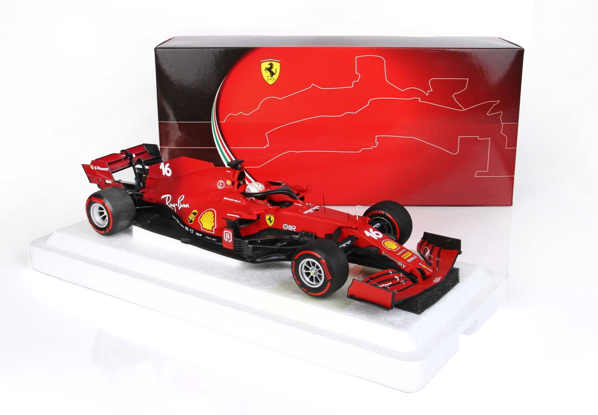 【予約】Ferrariフェラーリ SF21 GP Emilia Romagna C.Leclerc n.16 RED SOFT tires 限定100台 / BBR 1/18 ミニカー｜ラストホビー