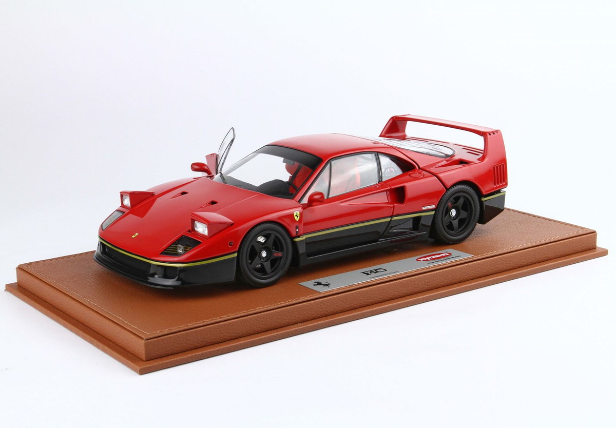 【予約】Ferrariフェラーリ F40 Red Black Gold stripe BBR Kyosho 限定102台 / BBR 1/18 ミニカー