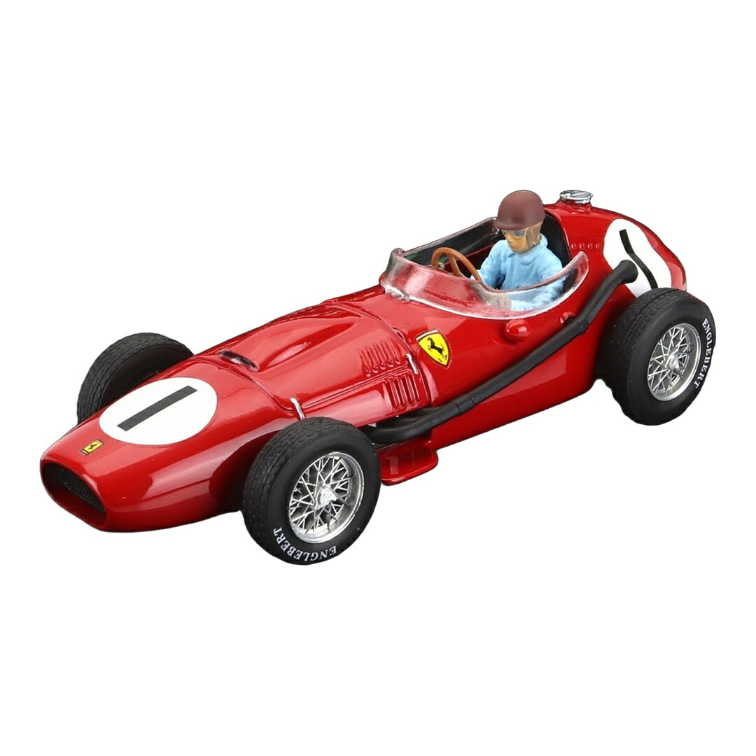 Ferrariフェラーリ F1 DINO 246 #1 ウィナー イギリスGP 1958 P.Collins ドライバーフィギュア付 レッド / BRUMM 1/43 ミニカー|ラストホビー