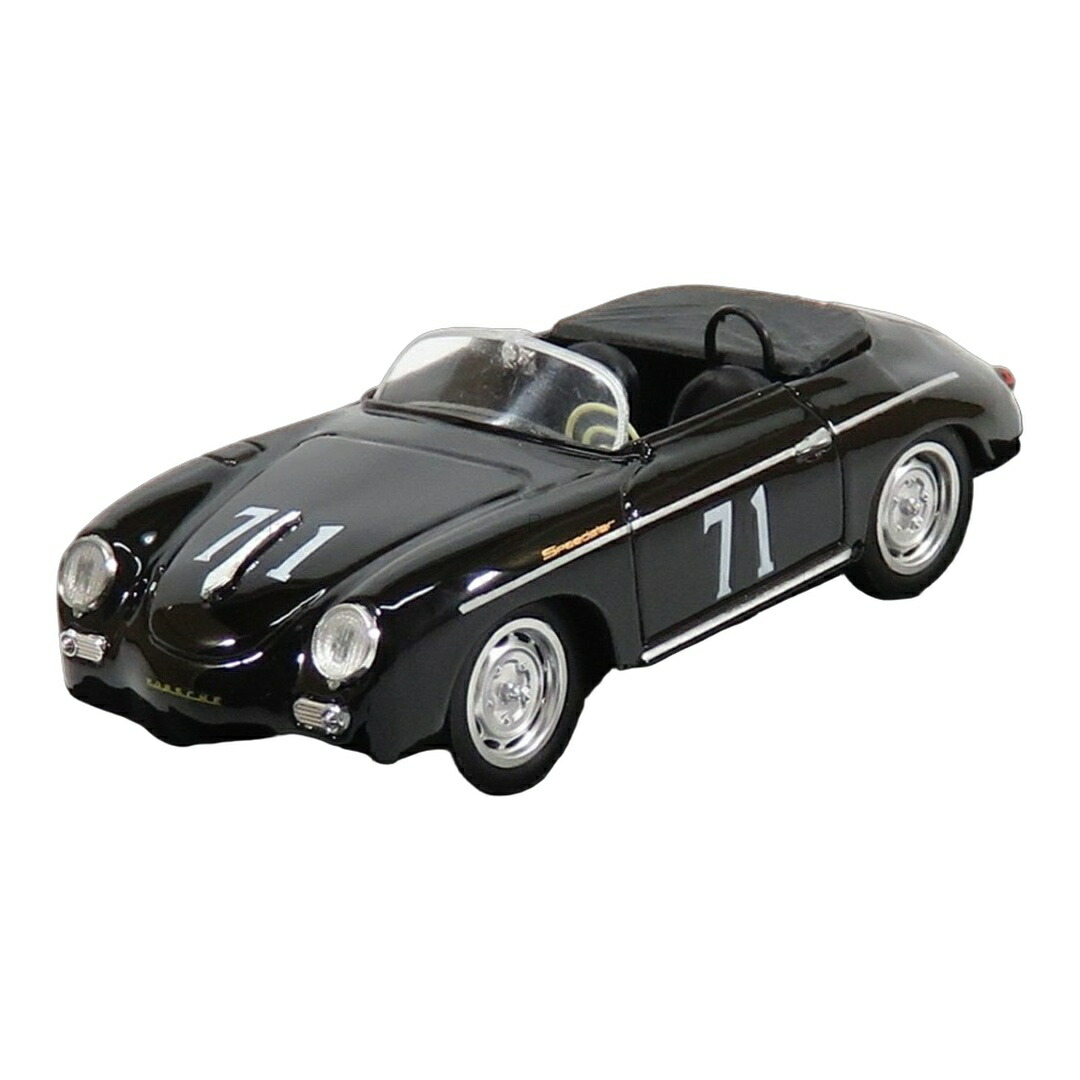 Porscheポルシェ 356 Speedster #71 Riverside 1959 Steve McQueen 黒いこと / BRUMM 1/43 ミニカー おもちゃ-ミニカー・トイカー-乗り物のおもちゃ