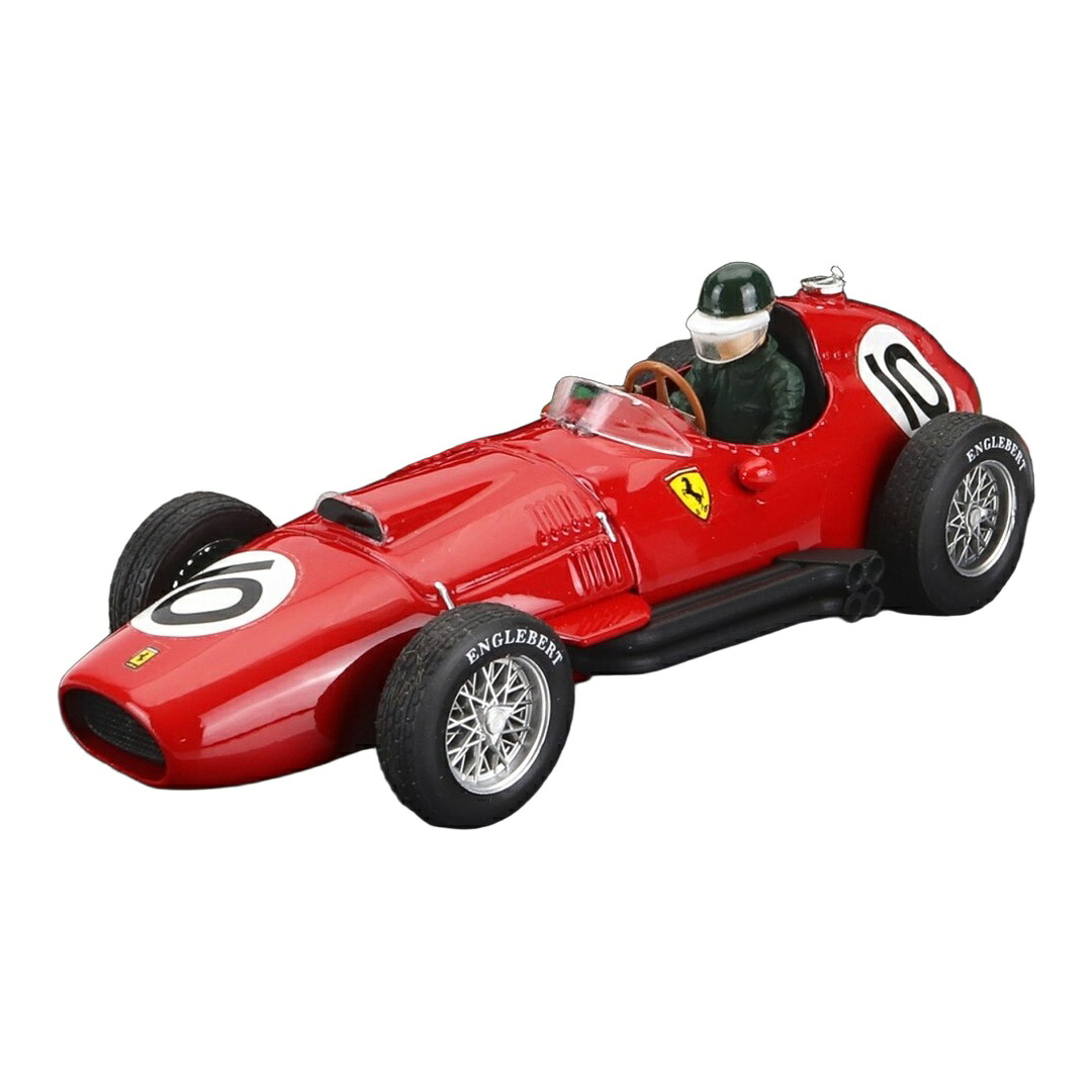 Ferrariフェラーリ F1 801 #10 3rd イギリスGP 1957 M.Hawthorn ドライバーフィギュア付 レッド / BRUMM 1/43 ミニカー｜ラストホビー