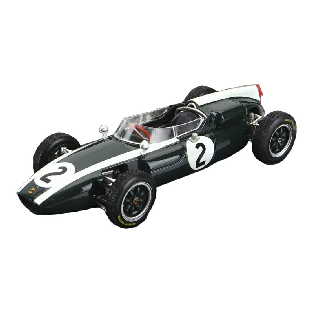 Cooperクーパー T53 #2 1960年連合王国GP Bruce McLaren 緑であること/白いこと / BRUMM 1/43 ミニカー おもちゃ-ミニカー・トイカー-乗り物のおもちゃ