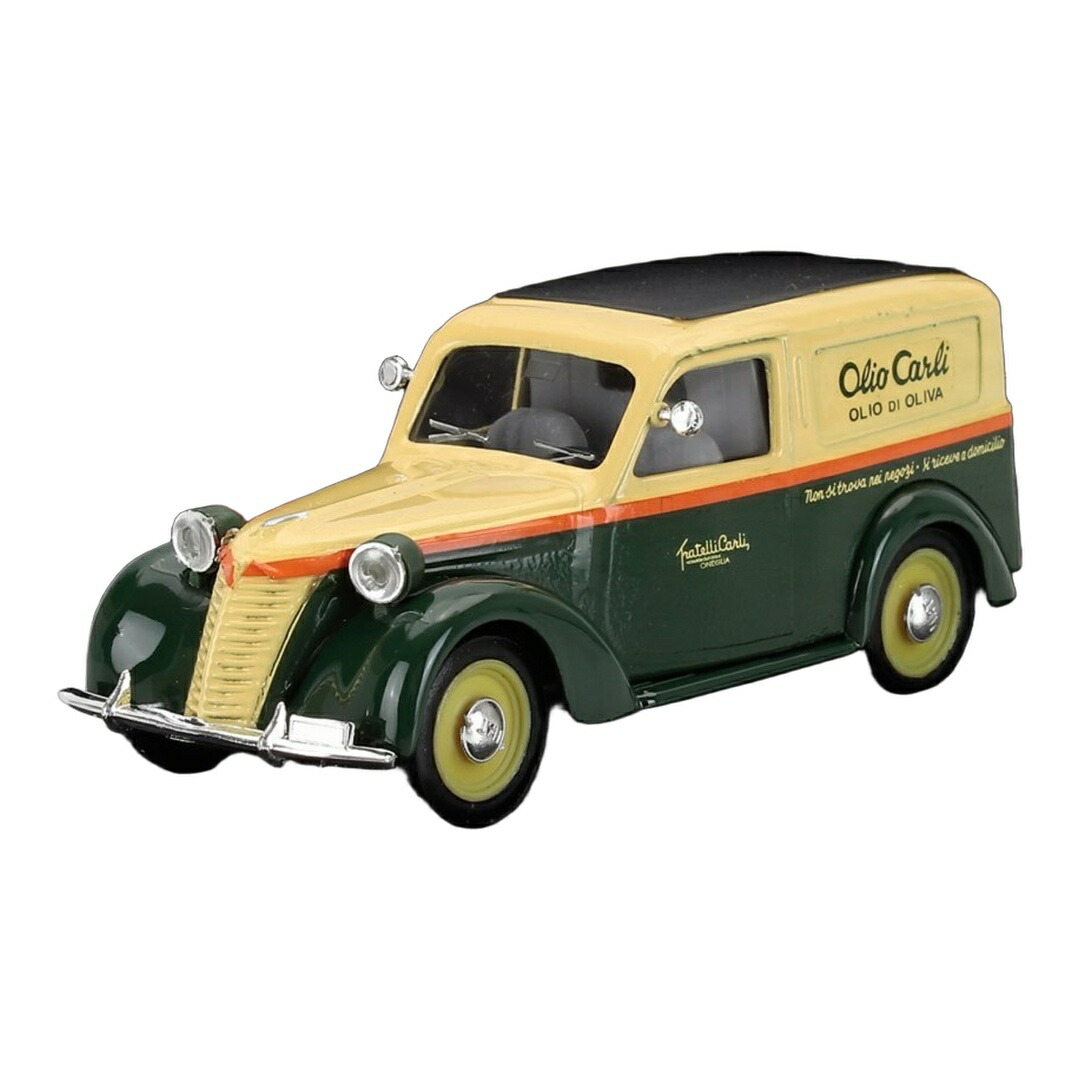 Fiat布告 1100E バン Furgone Olio Carli 1946 緑であること 皮膚軟化剤 / BRUMM 1/43 ミニカー ミニカー・トイカー-車