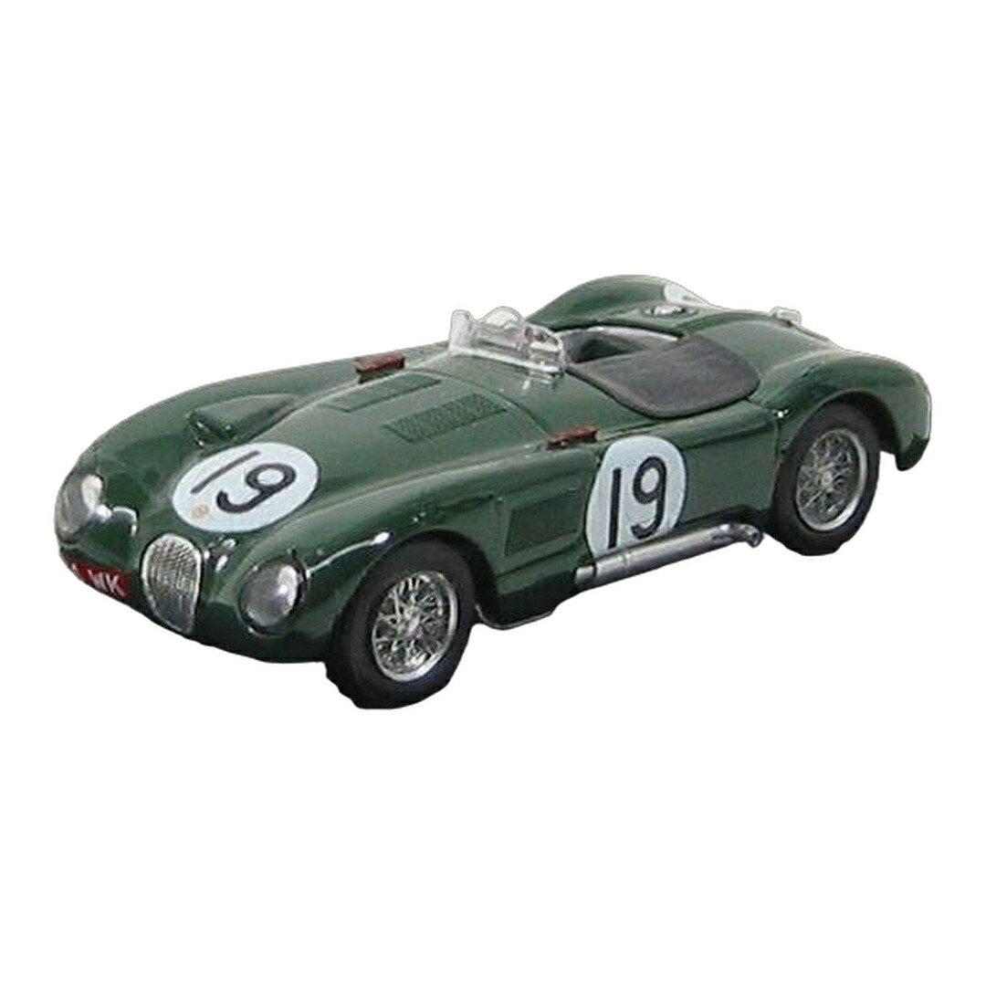 Jaguarジャガー C-Type #19 4位 24第四次元ルマン 1953 Whitehead-Stewart ブリティッシュレーシンググリーン / BRUMM 1/43 ミニカー 車-乗り物のおもちゃ-おもちゃ