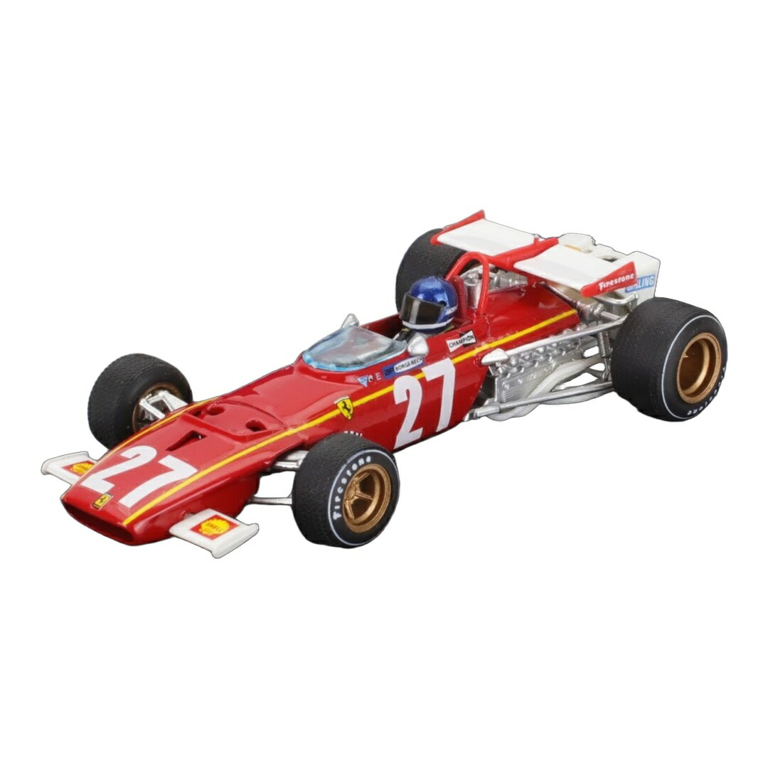 Ferrariフェラーリ F1 312B #27 ベルギーGP 1970 Jacky Ickx ドライバーフィギュア付 レッド / BRUMM 1/43 ミニカー|ラストホビー