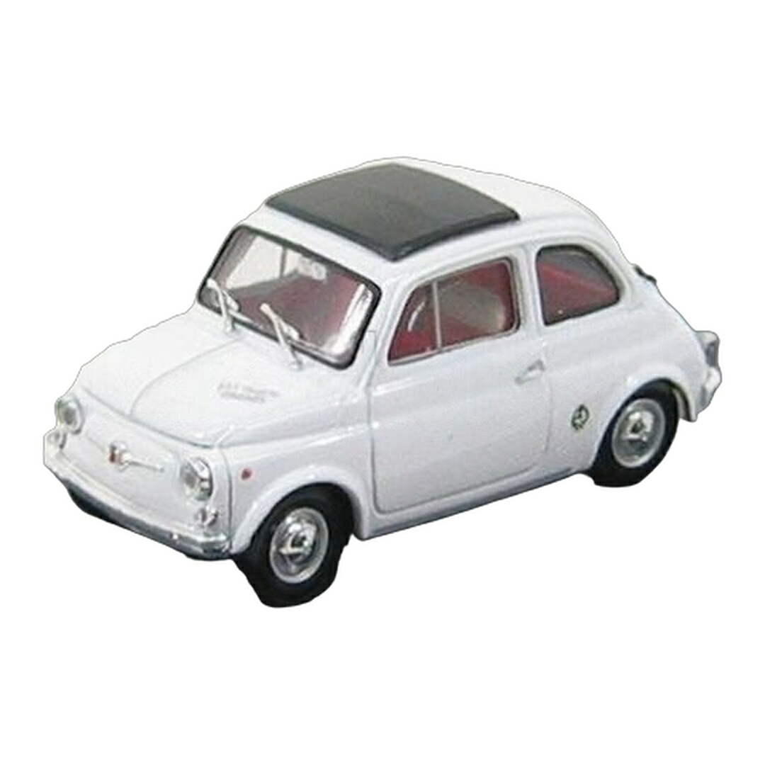 Fiat布告 500 Abarthアバルト 595SS 1965 白いこと / BRUMM 1/43 ミニカー おもちゃ-乗り物のおもちゃ