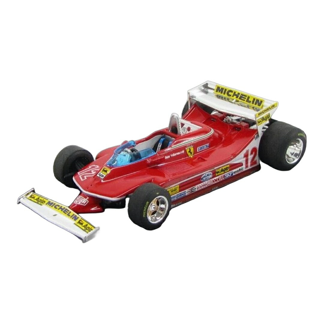 Ferrariフェラーリ F1 312T4 #12 Gilles Villeneuve 1979 USA GP レッド / BRUMM 1/43 ミニカー|ラストホビー