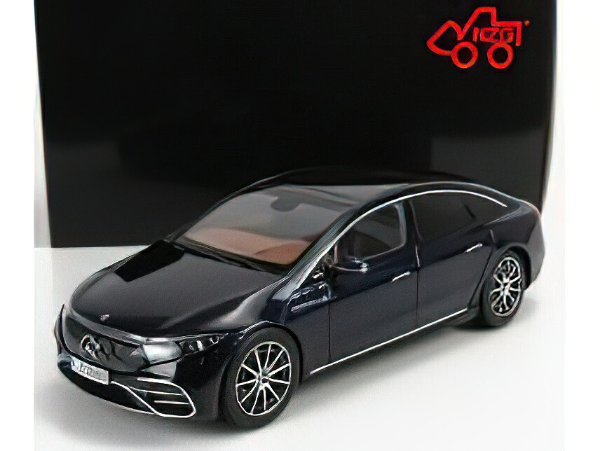 MERCEDES BENZベンツ EQS AMG LINE (V297) 2022 - NAUTIK BLUE ディーラーモデル/NZG 1/18 ミニカー|ラストホビー