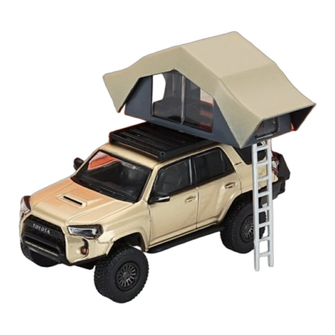 Toyotaトヨタ 4Runner 4伝令 TRD Pro 大層らしい地びた 2018 三鞭酒ゴールド / GCD 1/64 ミニカー