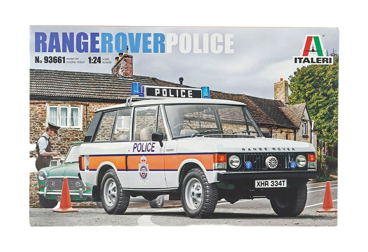 Land Rover地びたローバー Range Rover領域ローバー UK Police 1982 白いこと プラモデル一揃いの道具 / ITALERI 1/24 ミニカー