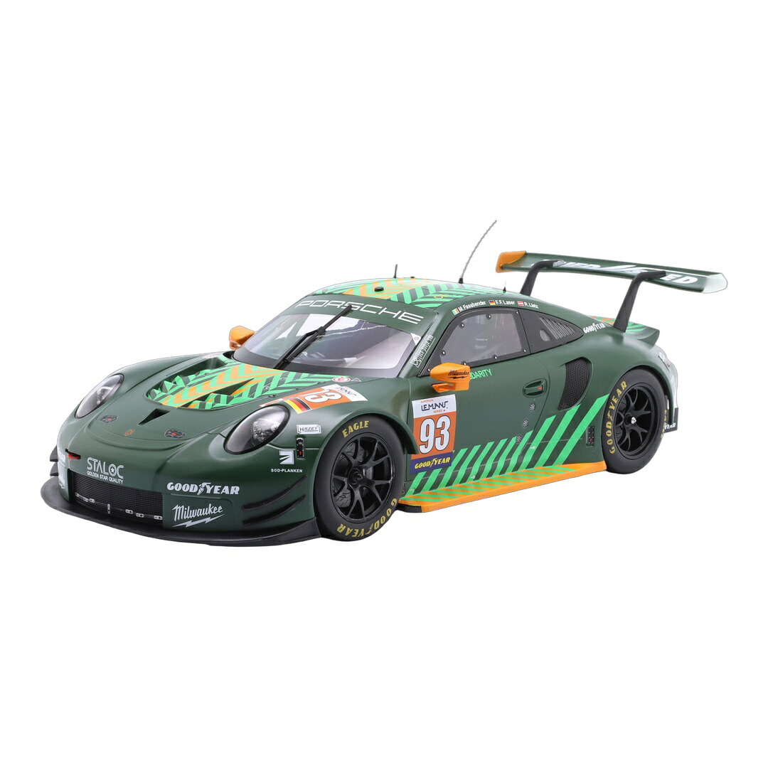【取っておく】 Porscheポルシェ 911 991 RSR #93 ELMS 2020 M.Fassbender F.F.Laser R.Lietz 緑であること / IXO 1/12 ミニカー