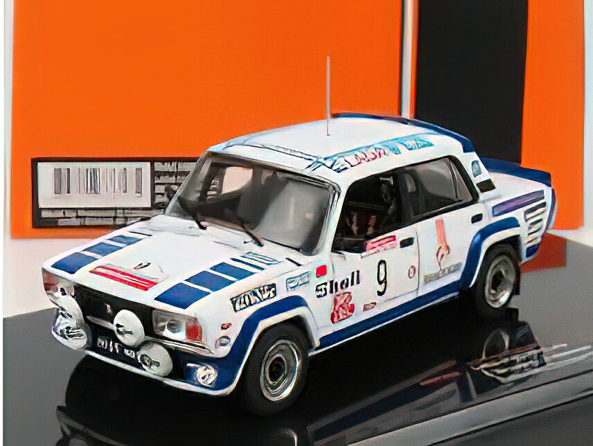LADA - 2105 VFTS N 9 RALLY NEW ZEALAND 1985 S.BRUNDZA - A.DADVANI - WHITE BLUE /IXO 1/43 ミニカー 乗り物のおもちゃ-ミニカー・トイカー