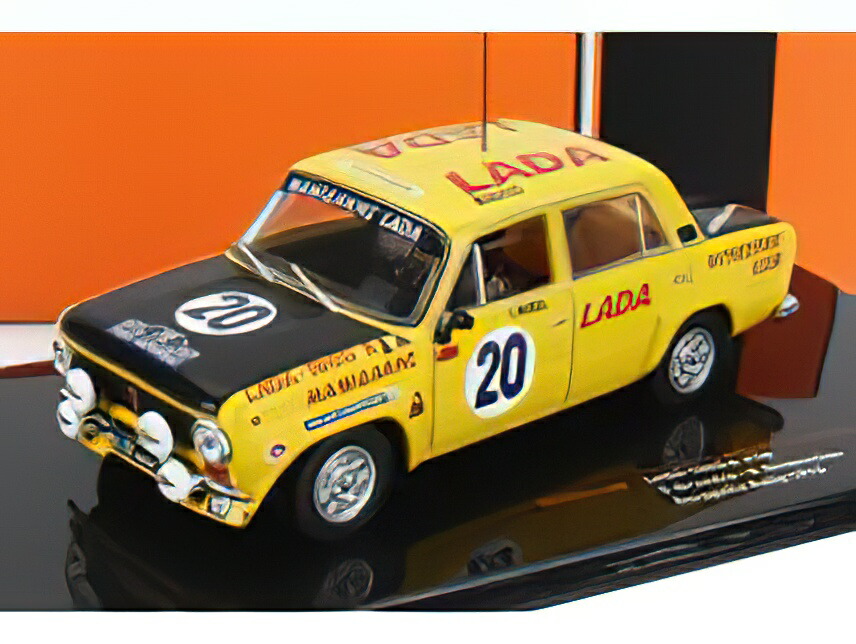 LADA FIAT - 1600R N 20 ALLY ACROPOLIS 1978 S.BRUNDZA - A.GIRDAUSKAS - YELLOW MATT BLACK /IXO 1/43 ミニカー 車-ミニカー・トイカー