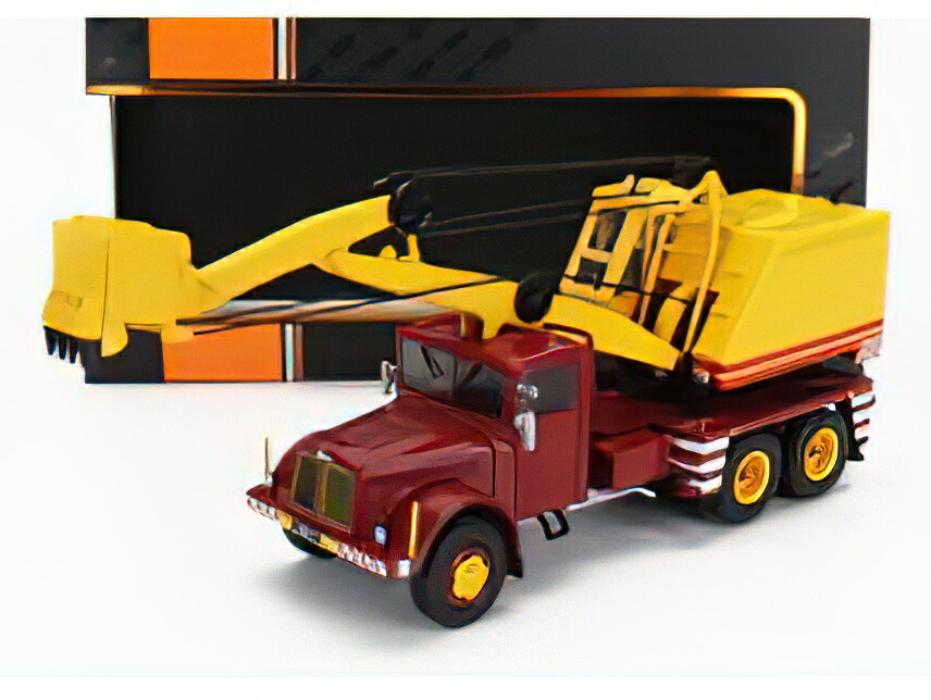 TATRA - 111D TRUCK 3-ASSI 1958 - RED YELLOW /IXO 1/43 ミニカー