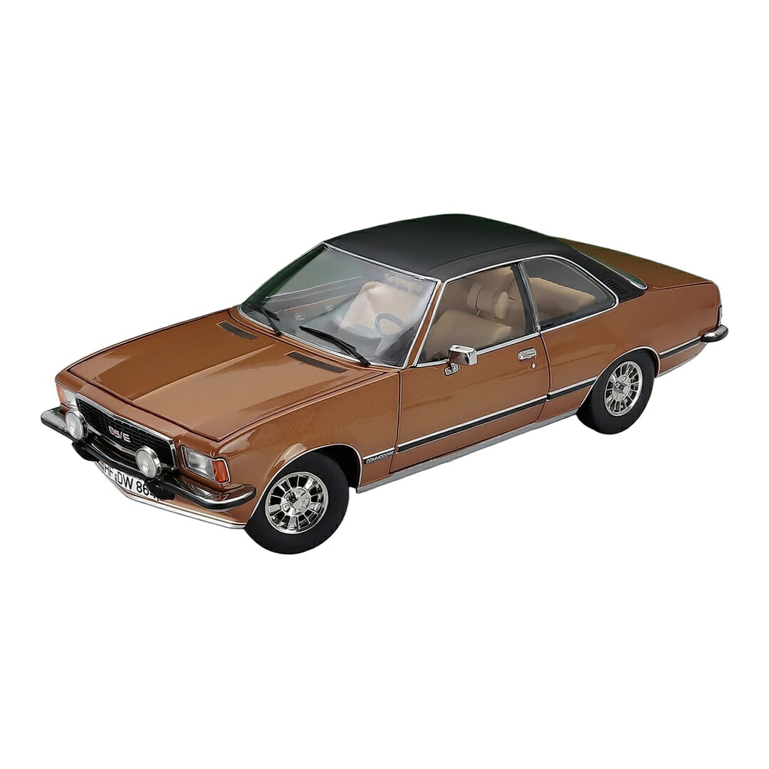 Opelオペル Commodore B GS/E クーペ 1975 赤銅色 黒いこと 696台押さえる / TOURING MODELCARS 1/18 ミニカー