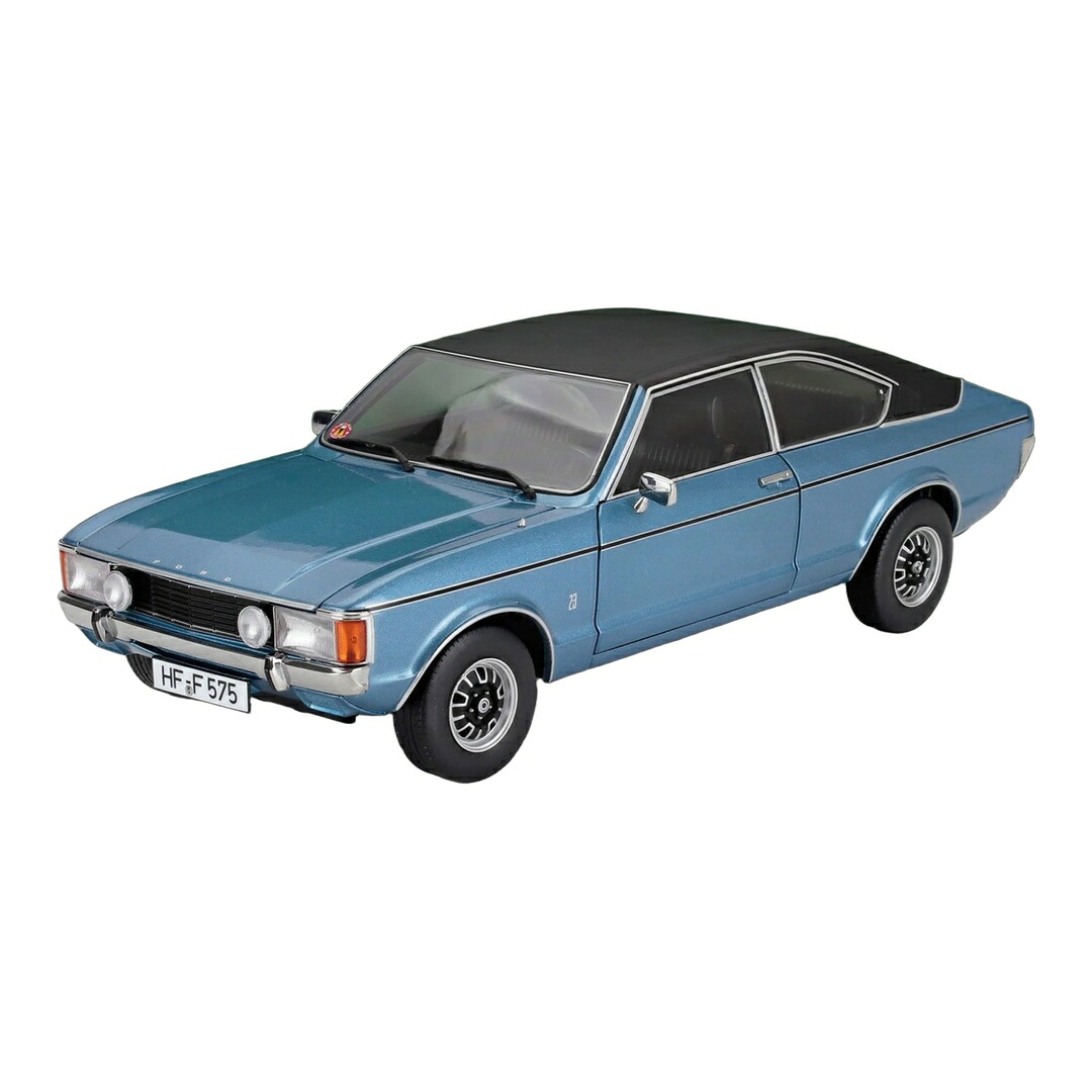 Fordジェラルド・r・フォード Granada Consul 2.3L V6 GT Coupe II Series 1975 ライトブルーメタリック 552台押さえる / TOURING MODELCARS 1/18 ミニカー