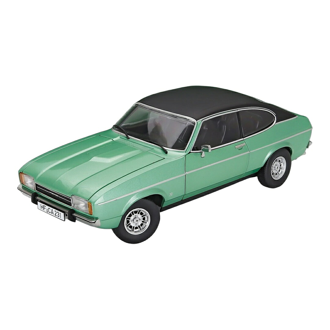 Fordジェラルド・r・フォード Capriカプリ MKII 3.0 Ghia歯車 クーペ 1974 メディテラニアングリーン 押さえる版 / TOURING MODELCARS 1/18 ミニカー