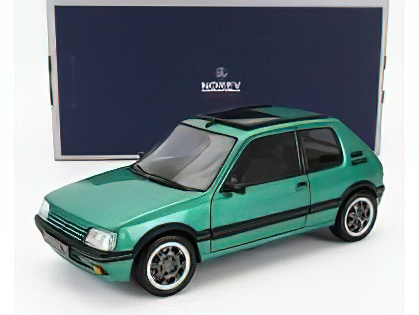 PEUGEOT 205 1.9 GTi GRIFFE WINDOWROOF 1991 - GREEN/Norev 1/18ミニカー
