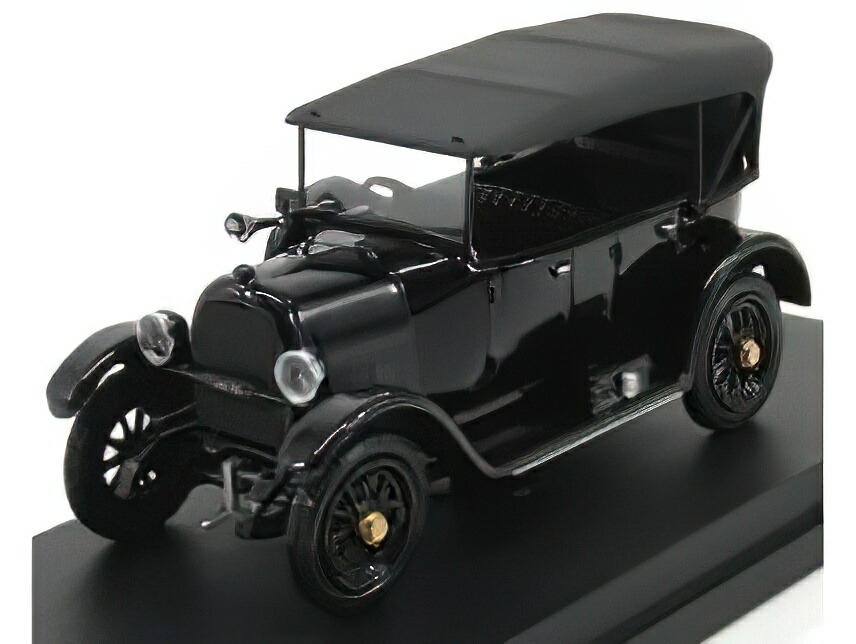 FIAT 501 CABRIOLET CLOSED LA SAETTA DEL RE 1919 - BLACK /Rio 1/43ミニカー