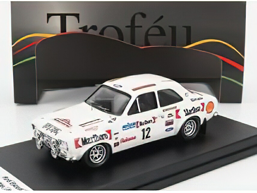 FORD ENGLAND ESCORT MKI N 12 4th RALLY ARTIC 1974 MARKKU ALEN /Trofeu 1/43ミニカー
