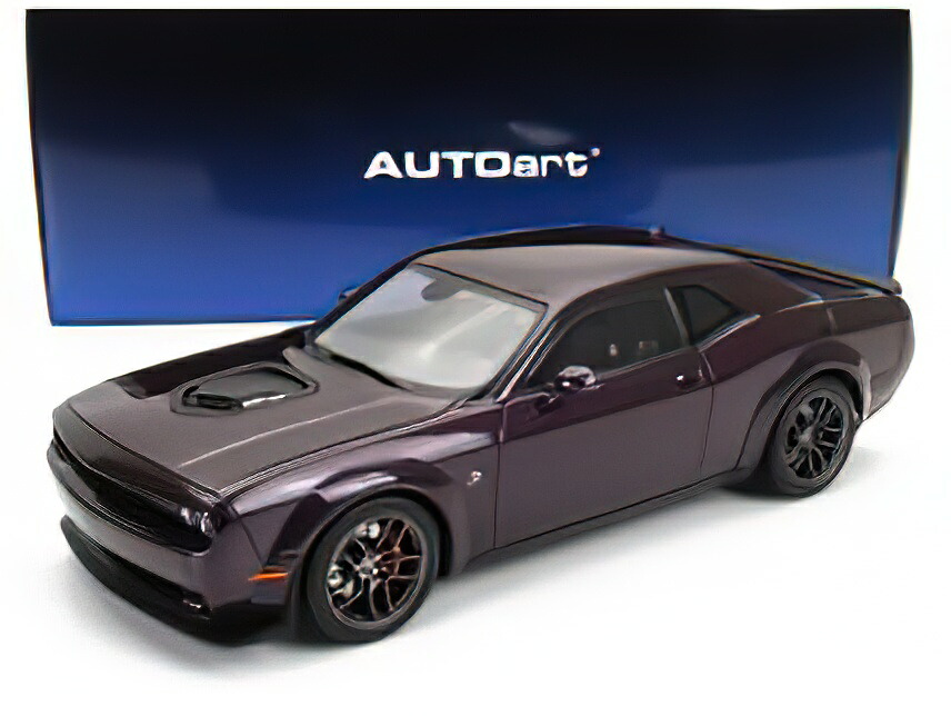 DODGE CHALLENGER R/T SCAT PACK WIDEBODY 2022 HELLRAISIN PURPLE/オートアート 1/18ミニカー|ラストホビー