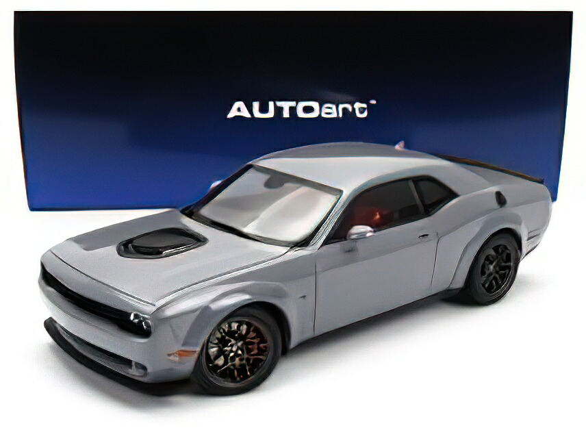 DODGE CHALLENGER R/T SCAT PACK WIDEBODY 2022 - SMOK SHOW GREY /Autoart 1/18ミニカー|ラストホビー