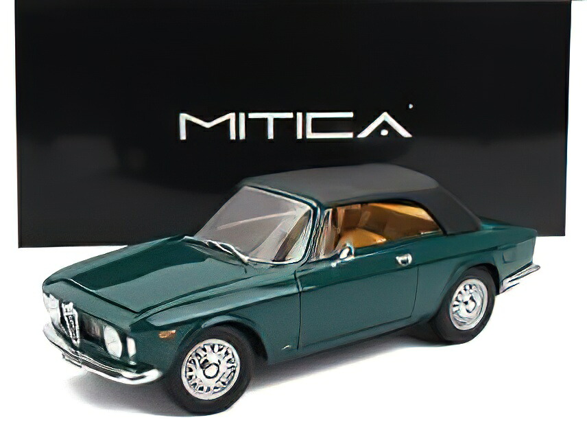 【取っておく】12月以後発売予定を組むALFA ROMEO - GIULIA 1600 GTC CABRIOLET CLOSED 1964 ? INTERIOR CINGHIALE - VERDE PINO 216 - GREEN /MITICA 1/18ミニカー