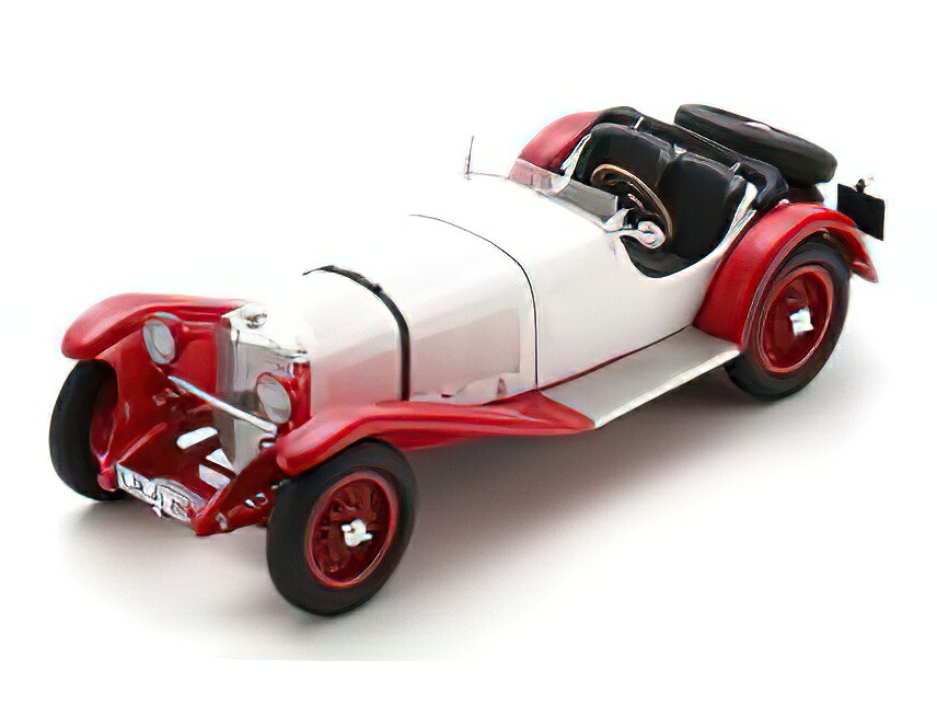 【取っておく】12月以後発売予定を組むMERCEDES BENZメルセデスベンツSSK SPIDER 1928 - WHITE RED /Schuco 1/18ミニカー