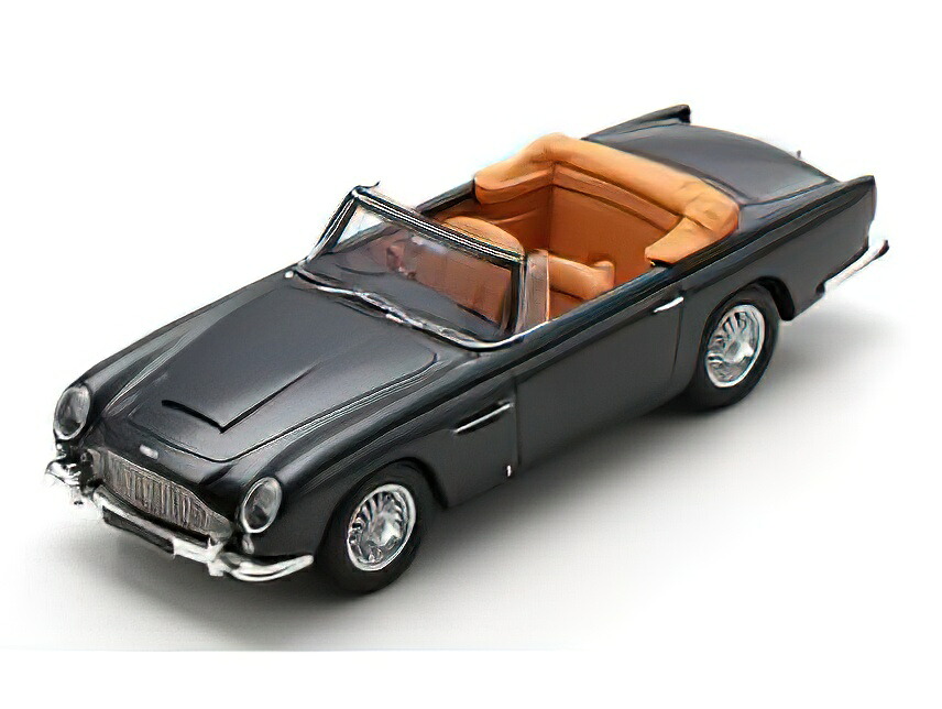 【取っておく】12月以後発売予定を組むASTON MARTIN  DB5 VOLANTE CABRIOLET OPEN 1964 - GREY MET /Schuco 1/18ミニカー