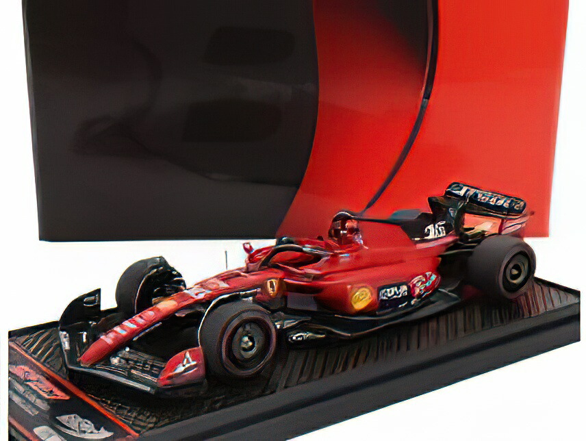 FERRARI F1 空想科学小説-23 TEAM SCUDERIA FERRARI N 16 3rd BELGIUM GP 2023 CHARLES LECLERC RED BLACK/BBR 1/43ミニカー