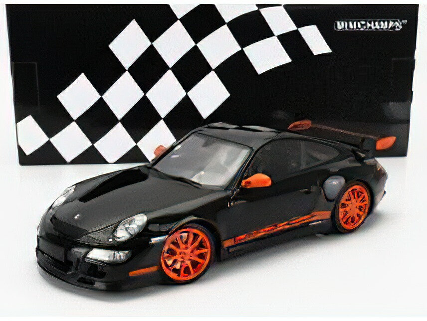 Modèle Réduit Porsche 911 GT3 RS Noir 2007 - Minichamps échelle 1/18, Neuf Avec Boîte