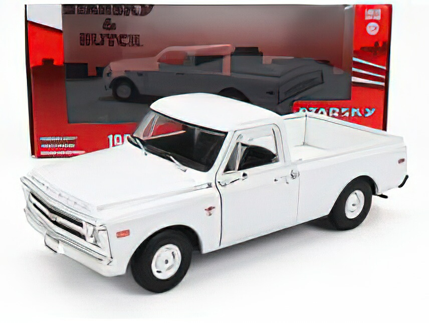 CHEVROLET C-10 PICK-UP 1968 STARSKY AND HUTCH WHITE/Greenlight 1/24ミニカー おもちゃ-ミニカー・トイカー