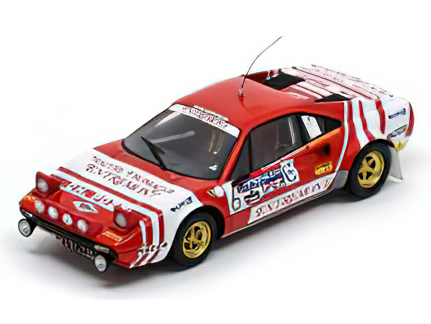 【予約】12月以降発売予定FERRARI - 308 GTB Gr.4 (night version) N 6 WINNER RALLY 4 REGIONI ITALY 1981 JEAN CLAUDE ANDRUET - MICHELE PETIT BICHE - RED WHITE/LOOKSMART 1/43ミニカー|ラストホビー