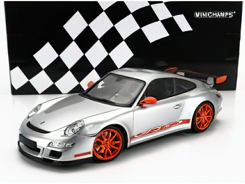 PORSCHE - 911 997 GT3 RS COUPE 2007 - SILVER RED/Minichamps 1/18ミニカー