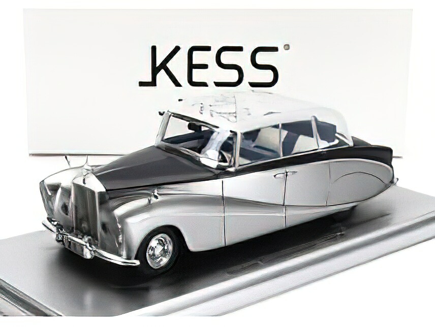 ROLLS ROYCE - SILVER WRAITH PERSPEX TOP SALOON 1956 - COLOUR MADE IN 1964 FOR MOVIE - JOY HOUSE - SILVER BLUE/KESS 1/43ミニカー