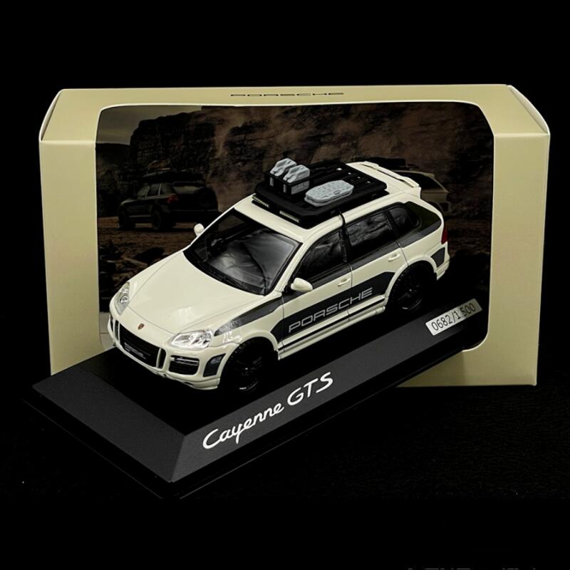 Porsche Cayenne GTS E1 見せ物鉄道車両 2002 白いこと 薄墨色/ Spark 1/43 ポルシェディーラーモデルミニカー
