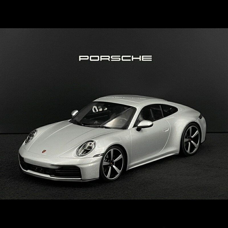 Porsche 911 Carrera クーペ Type 992.2 2024 GTシルバー メタリック/ MINICHAMPS 1/18 ポルシェディーラーモデルミニカー|ラストホビー