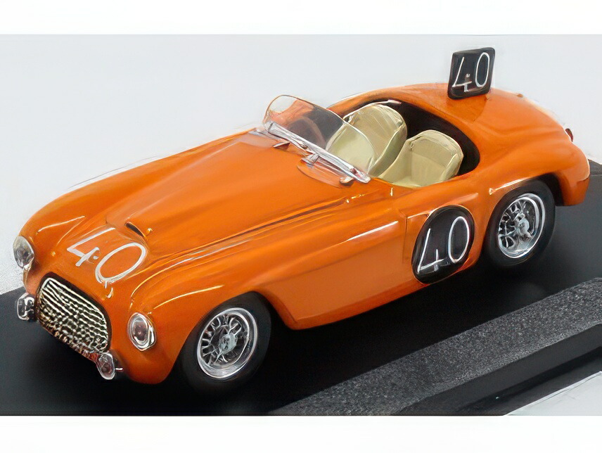 FERRARI 166MM BARCHETTA SPIDER N 40 SPA 1949 ROOSDORP DE RIDDER ORANGE/ART-MODEL 1/43ミニカー