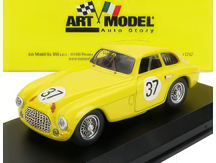 FERRARI 166MM COUPE N 37 NURBURGRING 1951 Y.SIMON YELLOW/ART-MODEL 1/43ミニカー