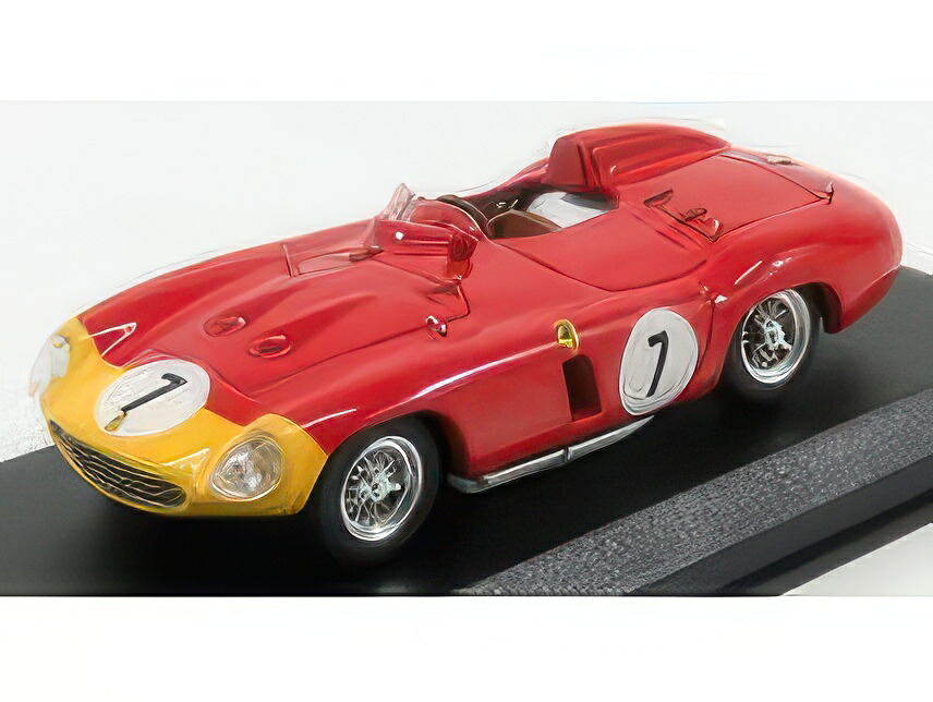 FERRARI 857S ch.0578 N 7 5th 1000km PARISMONTHLERY 1956 DE PORDAGO HILL RED/ART-MODEL 1/43ミニカー