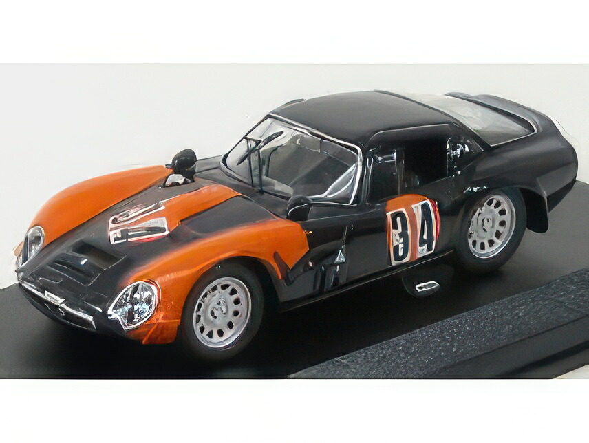 ALFA ROMEO TZ2 N 34 MISANO 1973 O.VOLONTIERO DARK BLUE ORANGE/Best-Model 1/43ミニカー おもちゃ-ミニカー・トイカー