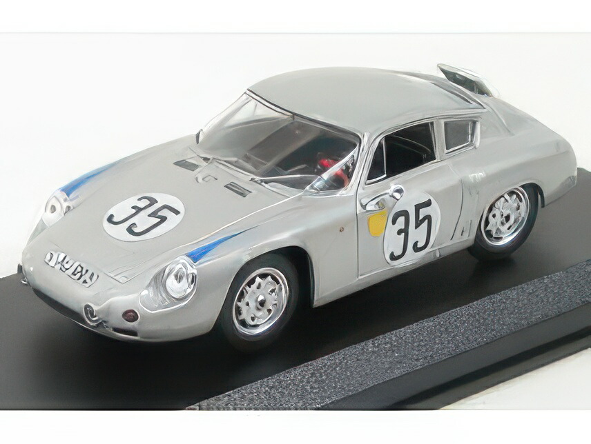 PORSCHE 1600GS ABARTH N 35 LE MANS 1962 BUCHET SCHILLER SILVER/Best-Model 1/43ミニカー 車-乗り物のおもちゃ