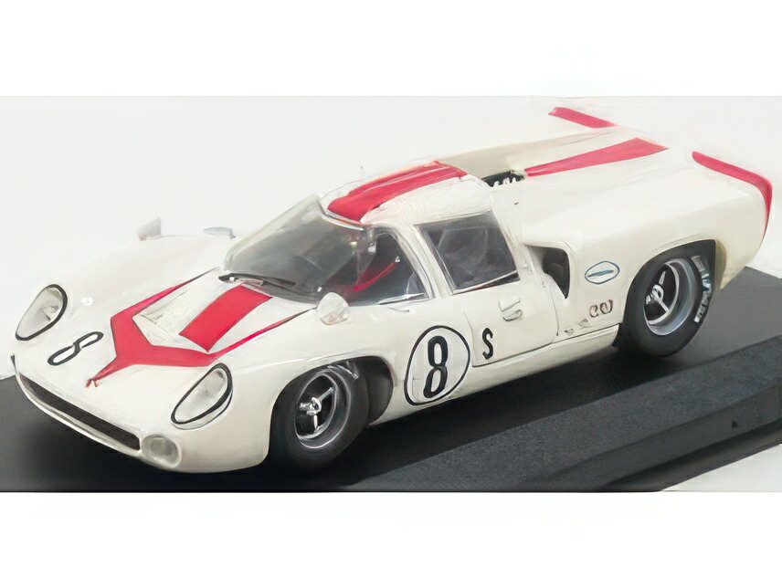 LOLA T70 COUPE N 8 SEBRING 1968 L.MOTSCHENBACHER WHITE RED/Best-Model 1/43ミニカー