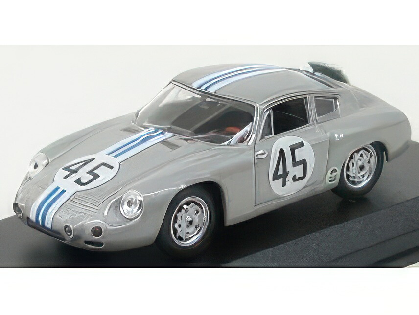 PORSCHE 1600 GS ABARTH N 45 SEBRING 1964 CASSEL SESSLAR SILVER/Best-Model 1/43ミニカー