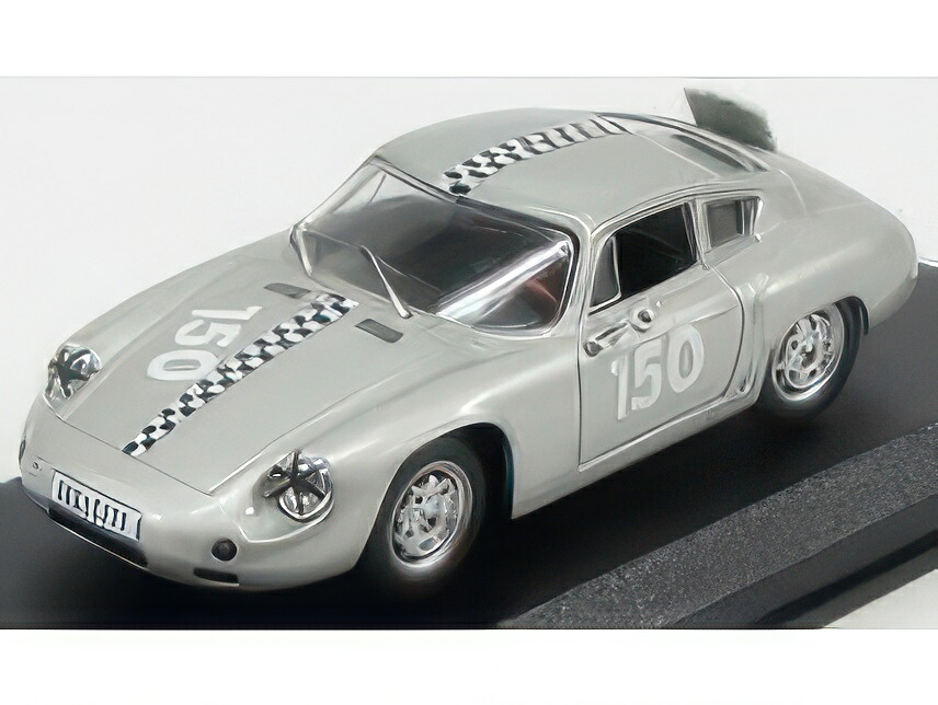 PORSCHE 1600GS ABARTH COUPE N 150 HOCKENHEIM 1961 F.HAHNL SILVER/Best-Model 1/43ミニカー
