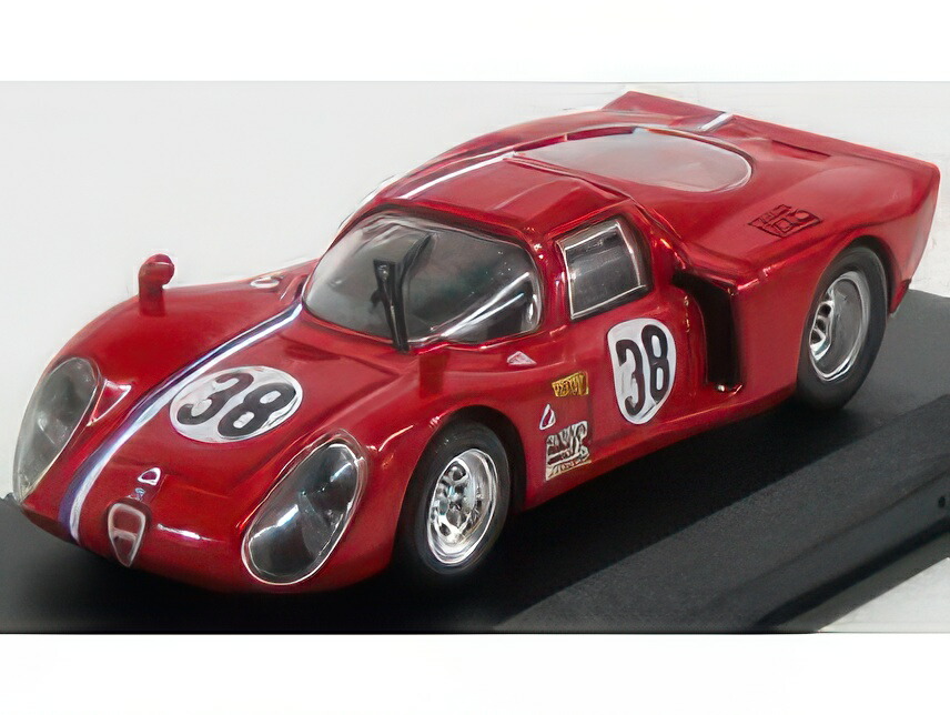 1:43 BEST Alfa Romeo 33.2 Le Mans Test 1968 Bianchi Zeccoli